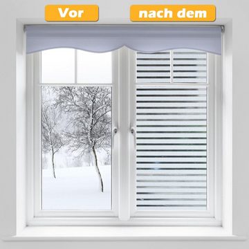 Fensterfolie Fensterfolie Milchglasfolie Sichtschutzfolie Fenster Selbstklebend, Bettizia