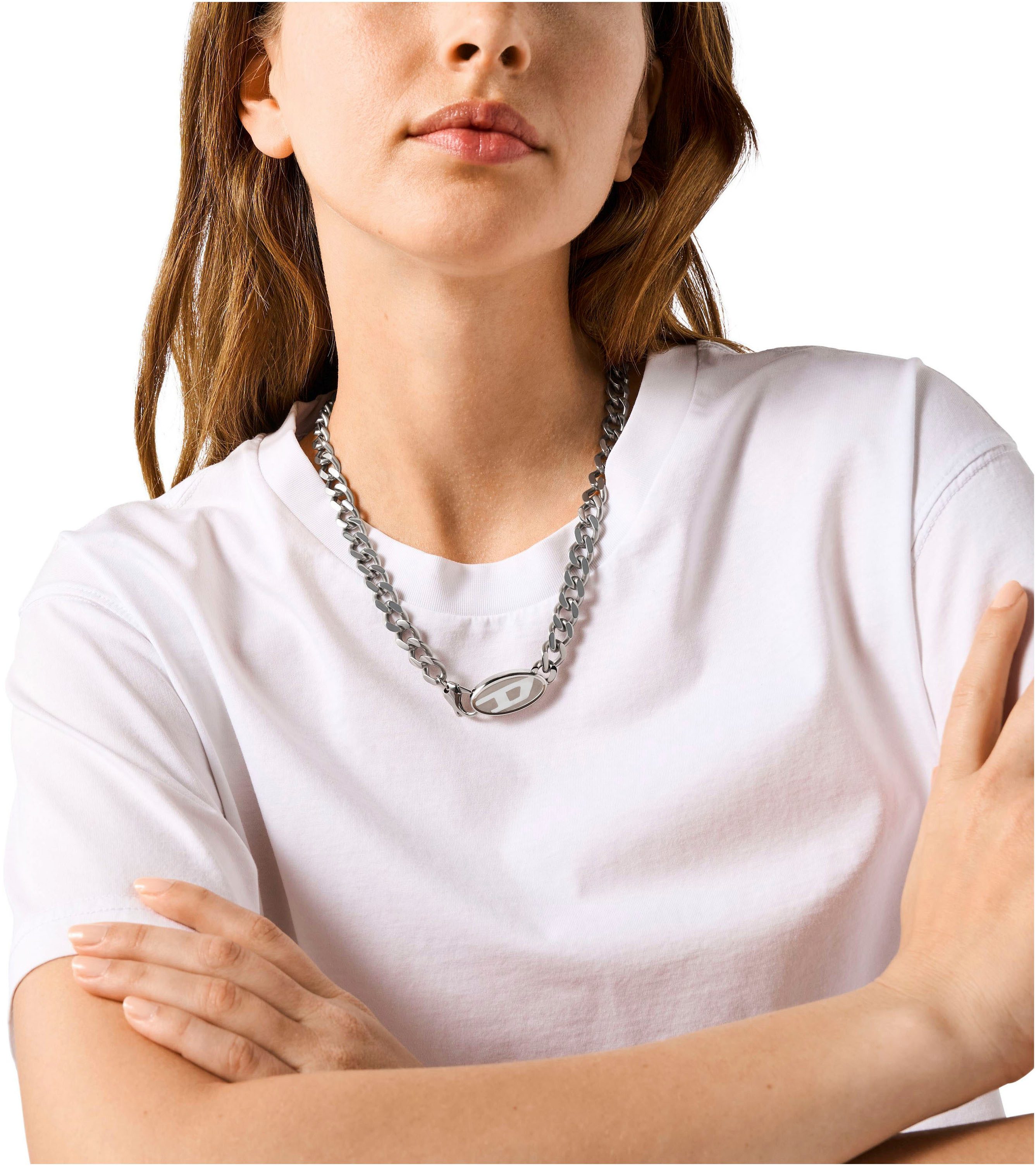 Diesel Kette mit Anhänger Schmuck Gesch... Diesel Kette mit Anhänger Schmuck Gesch...