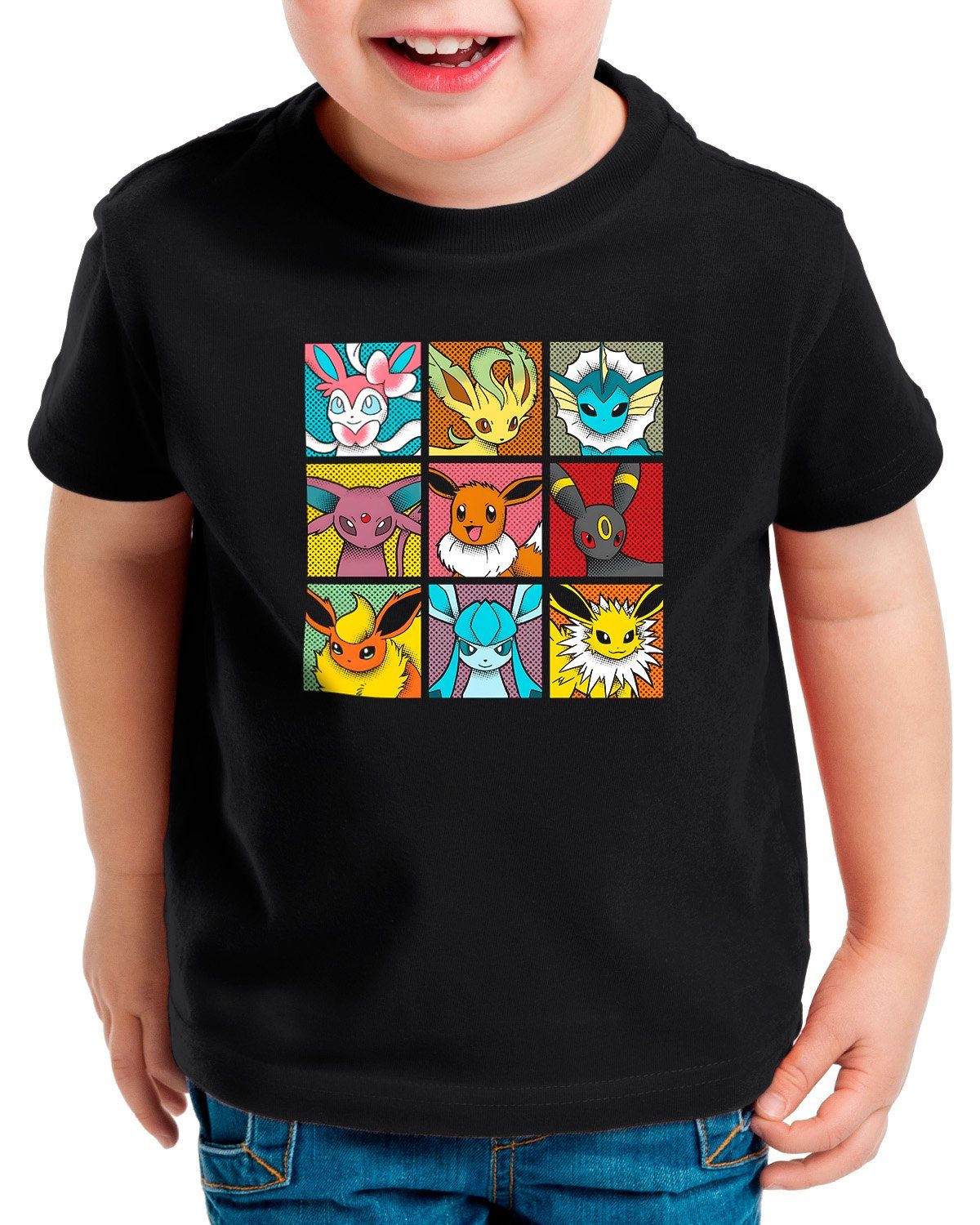 style3 T-Shirt Eeveelution amiibo planet go pokemon ball pikachu