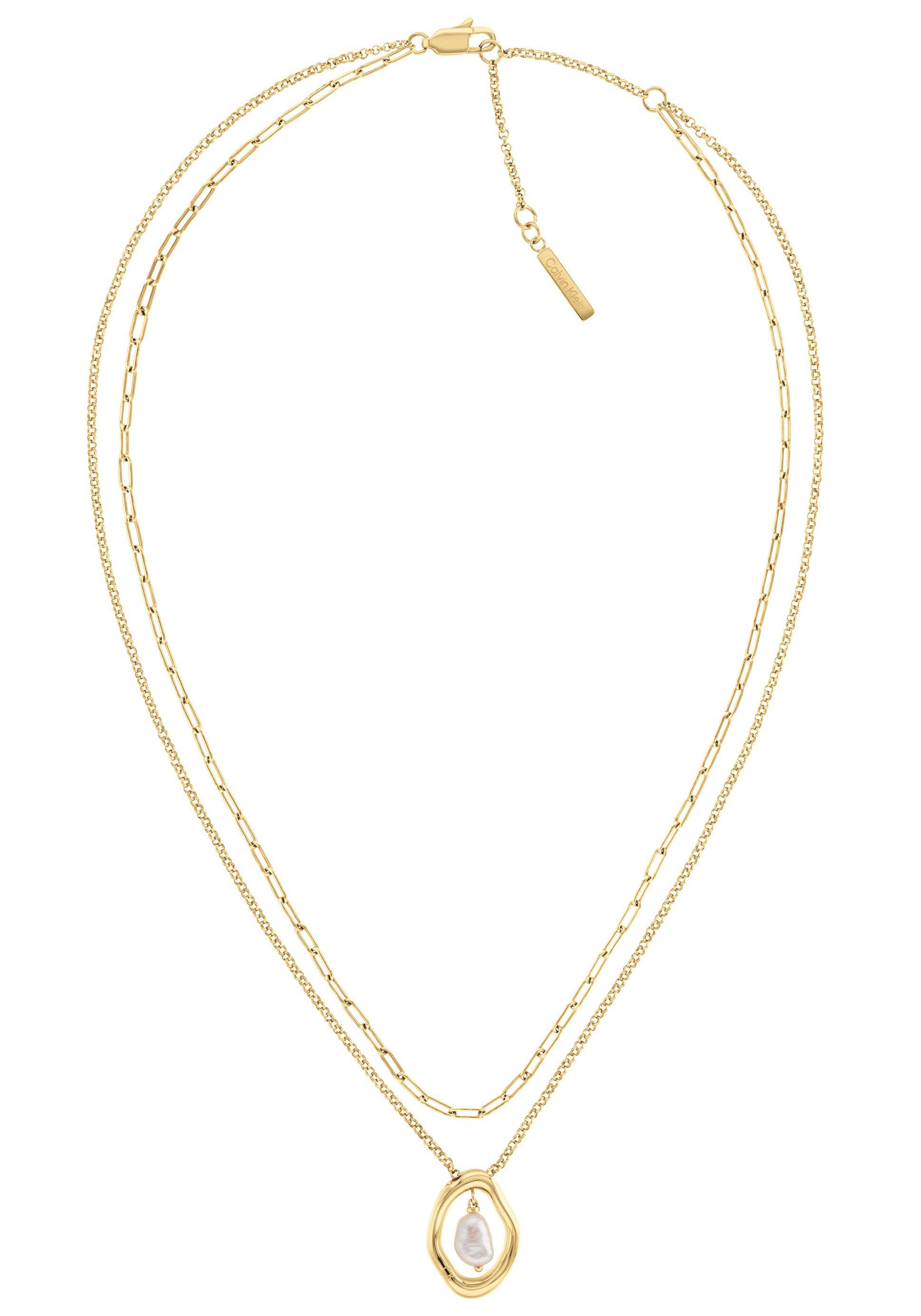 Calvin Klein Kette mit Anhänger Schmuck... Calvin Klein Kette mit Anhänger Schmuck...