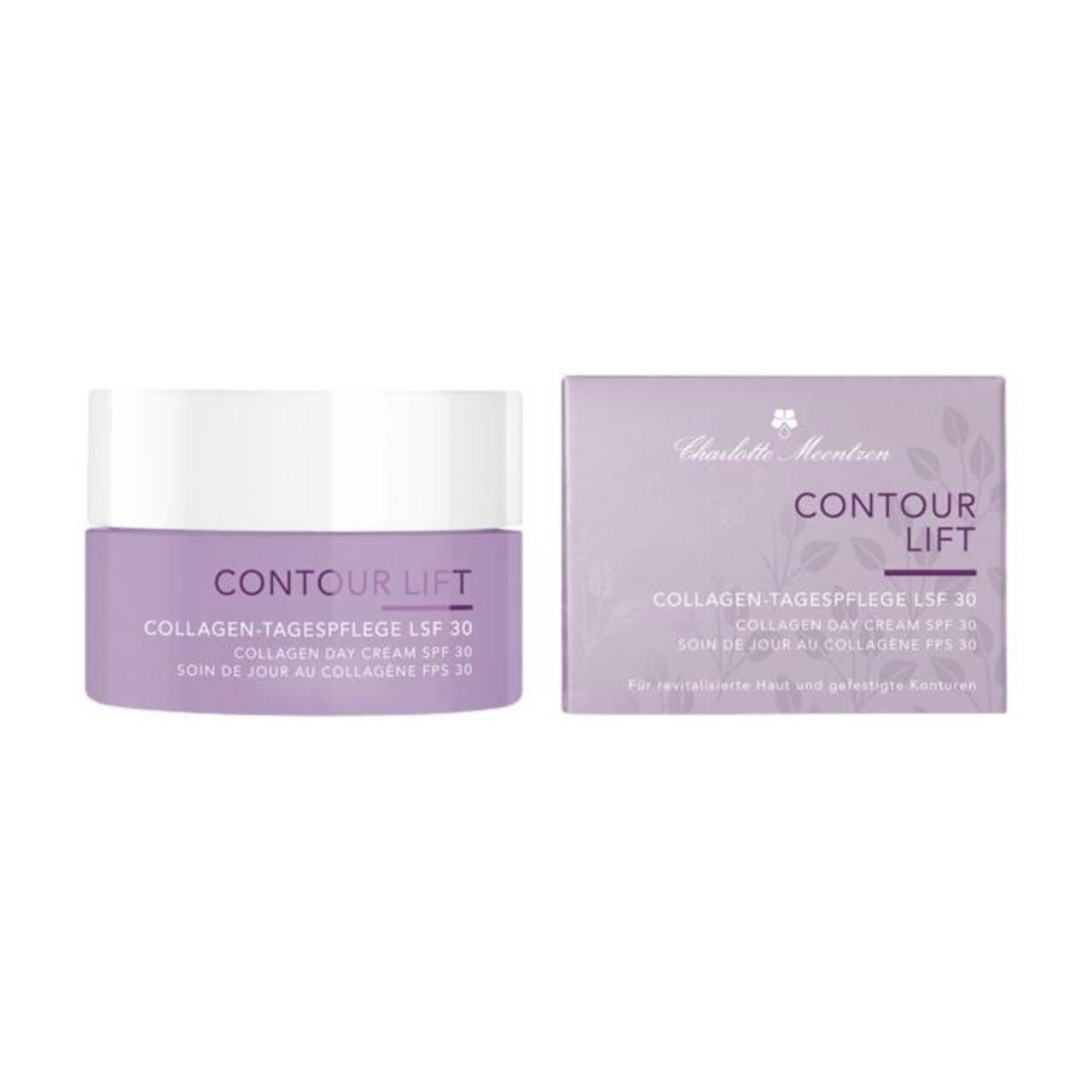 Charlotte Meentzen Tagescreme Collagen-Tagespflege LSF 30, für Alle Hauttypen vegan
