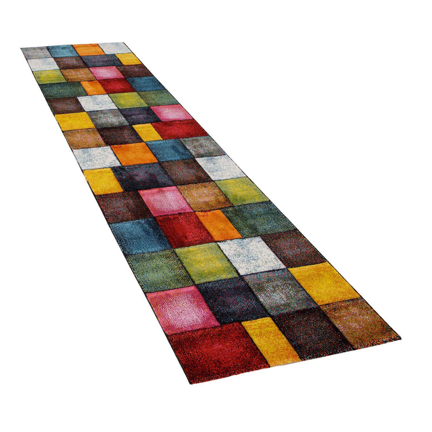 KADIMA DESIGN Teppich Karos Wohnzimmer 100% günstig online kaufen