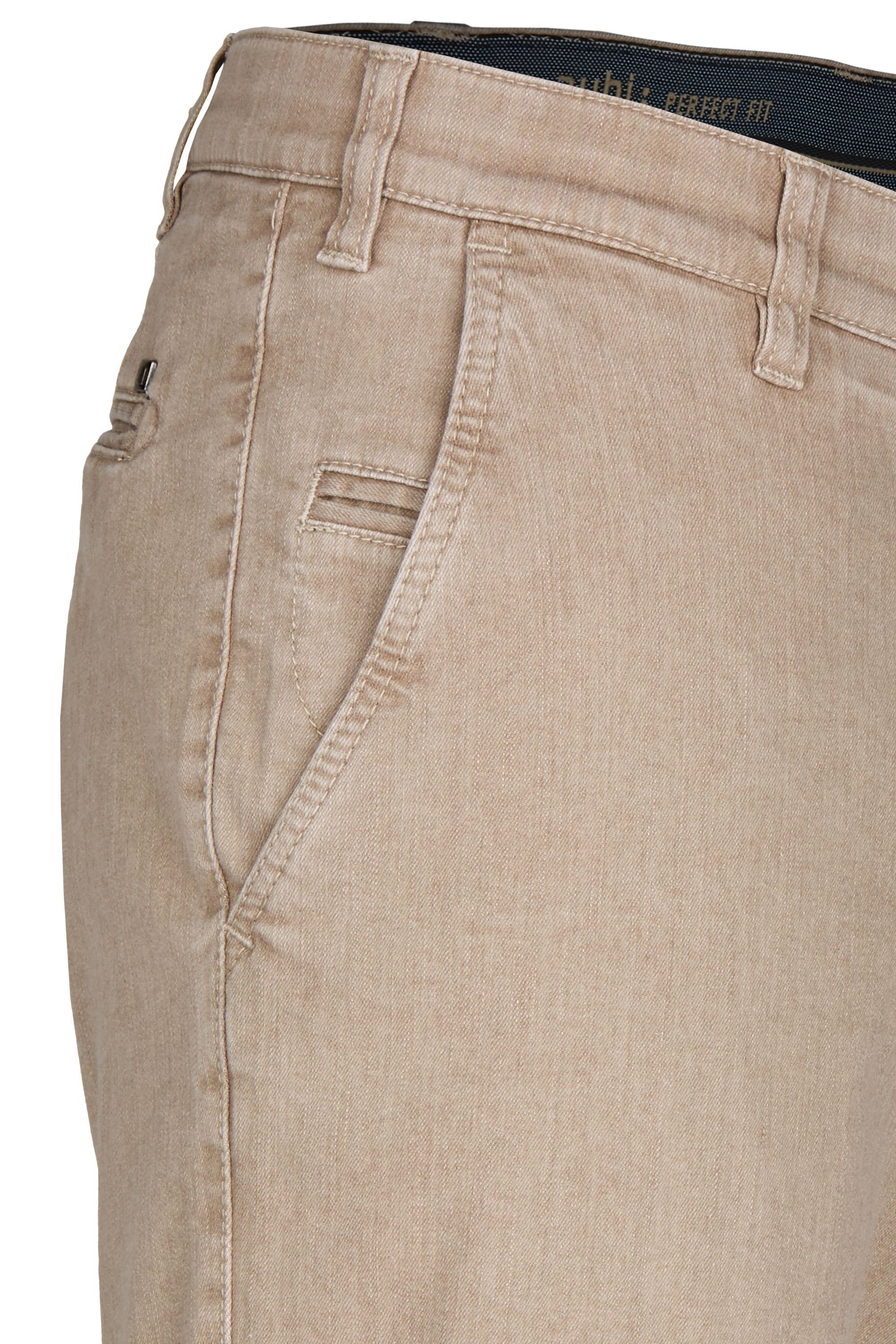 Baumwolle Perfect (22) Herren 526 Jeans beige Fit Ganzjahres aubi: High Jeans Bequeme Flex aus Modell aubi Hose Stretch