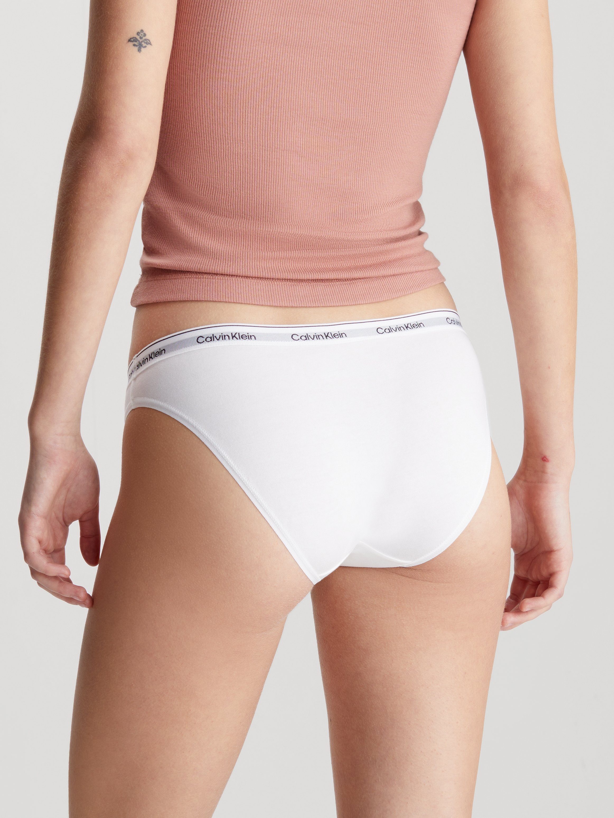 Calvin Klein Underwear Bikinislip 3 PACK BIKINI (LOW-RISE) (3-St) Low Rise mit Logobund