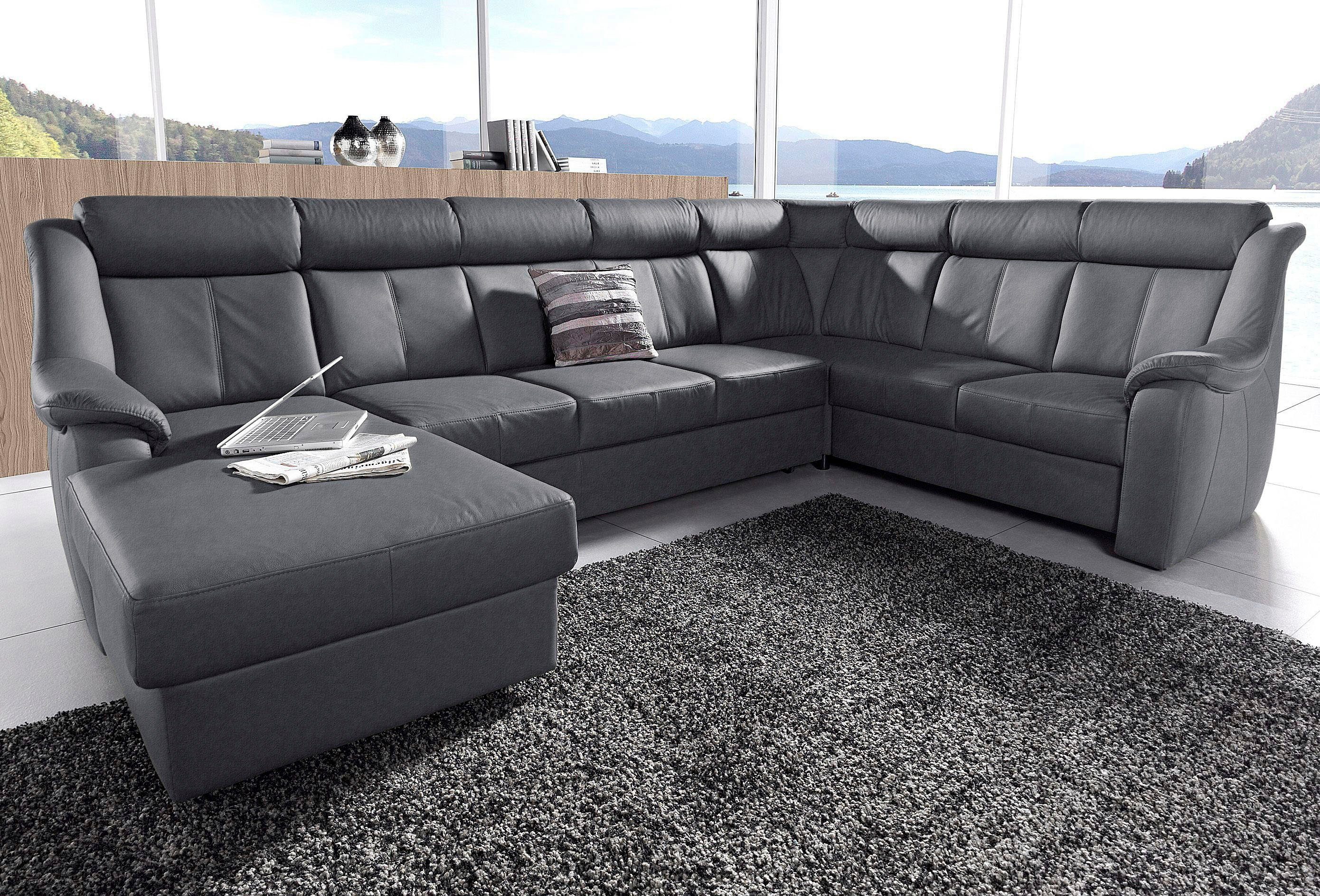 sit&more Wohnlandschaft Basel U-Form, wahlweise mit Relaxfunktion