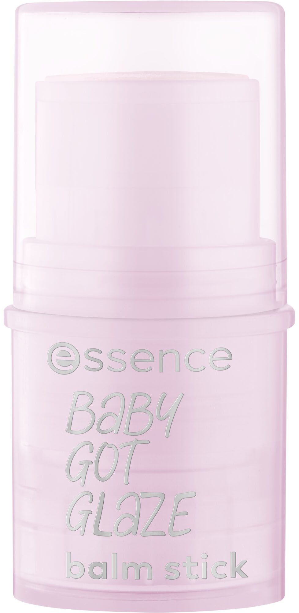 Essence Highlighter BABY GOT GLAZE balm stick, 3-tlg., Transparentes, hochglänzendes Finish, pflegend, vegan.