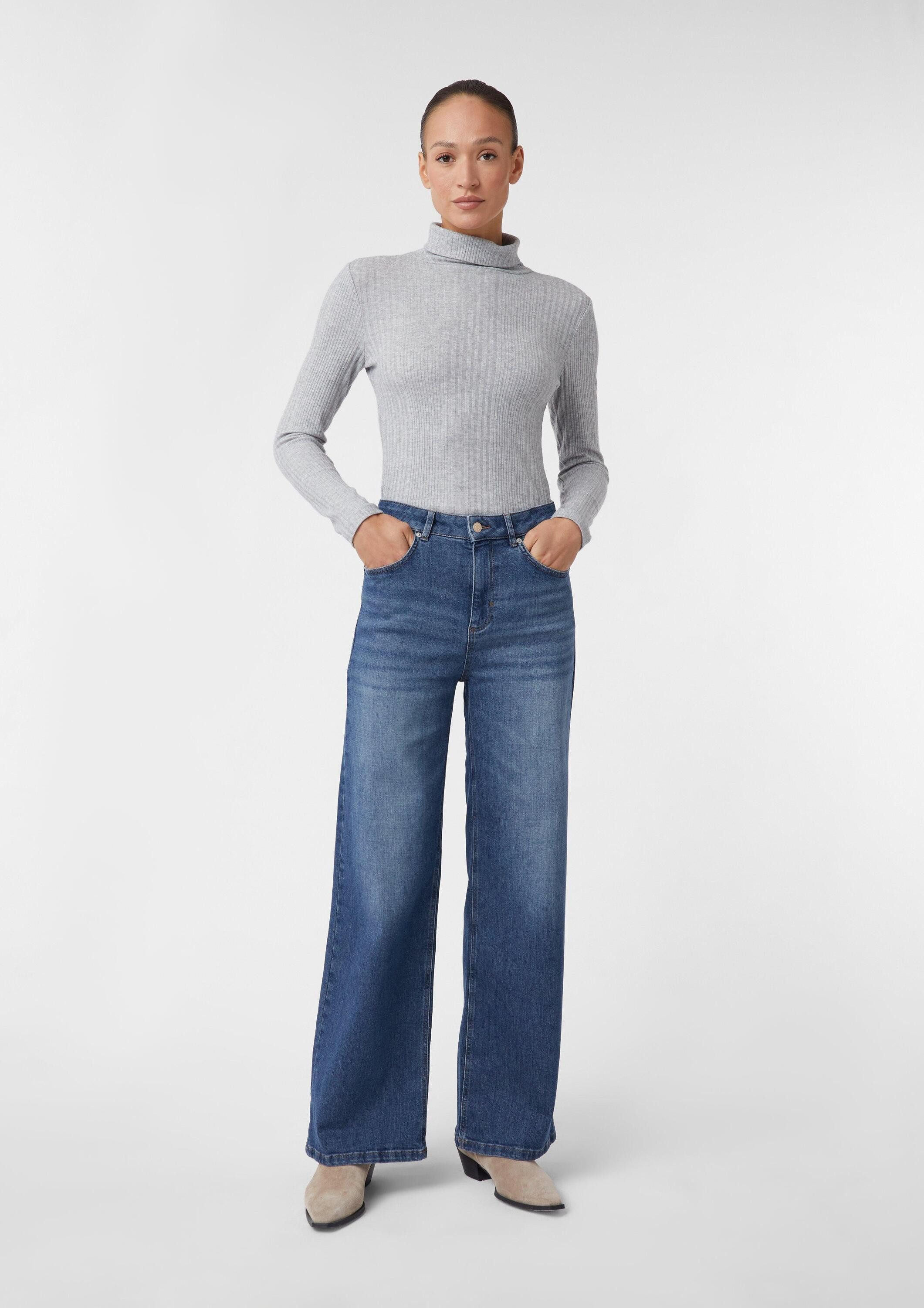 comma Weite Джинсы Джинсы-Hose Elastische Джинсы mit Wide Leg