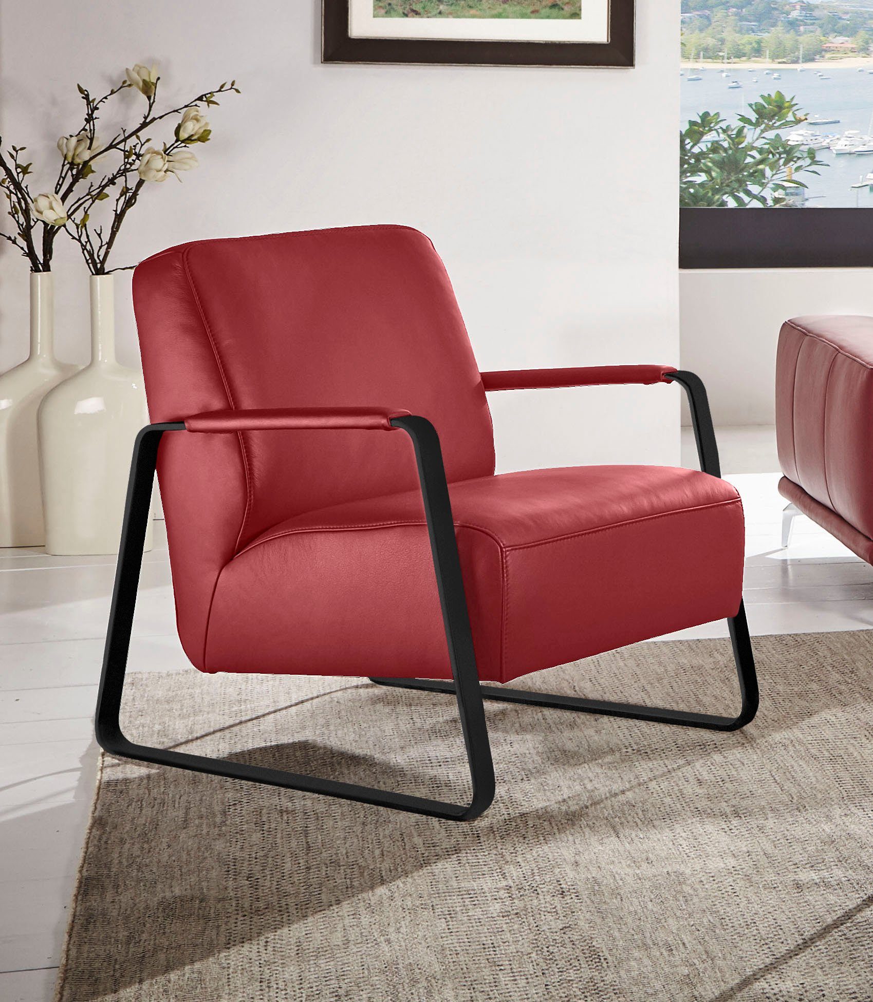 W.SCHILLIG Cocktailsessel quadroo Loungesessel, mit bezogenen günstig online kaufen
