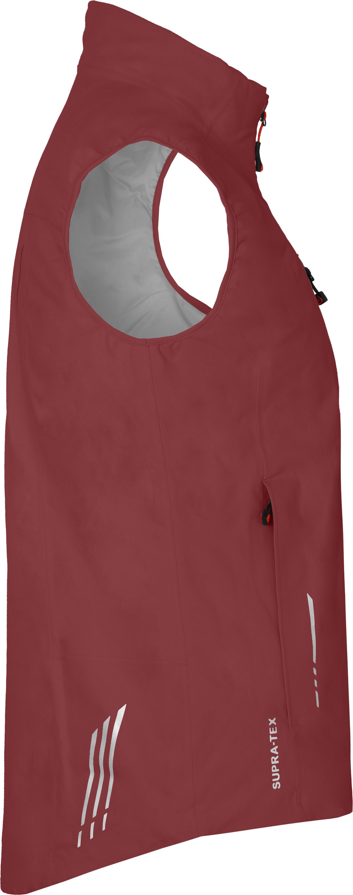 Bergson Regenjacke SKIEN THERMO Weste Herren Regenweste, recycelt, leicht wattiert, 20000 mm Wassersäule, N