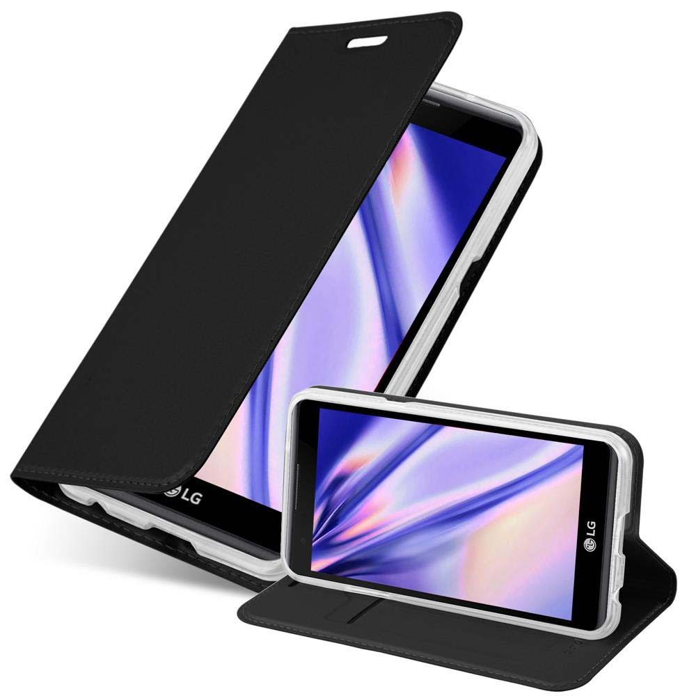 Cadorabo Handyhülle für LG X POWER Hülle LG X POWER, Schutzhülle Hülle mit Standfunktion, Magnetverschluss und Kartenfach