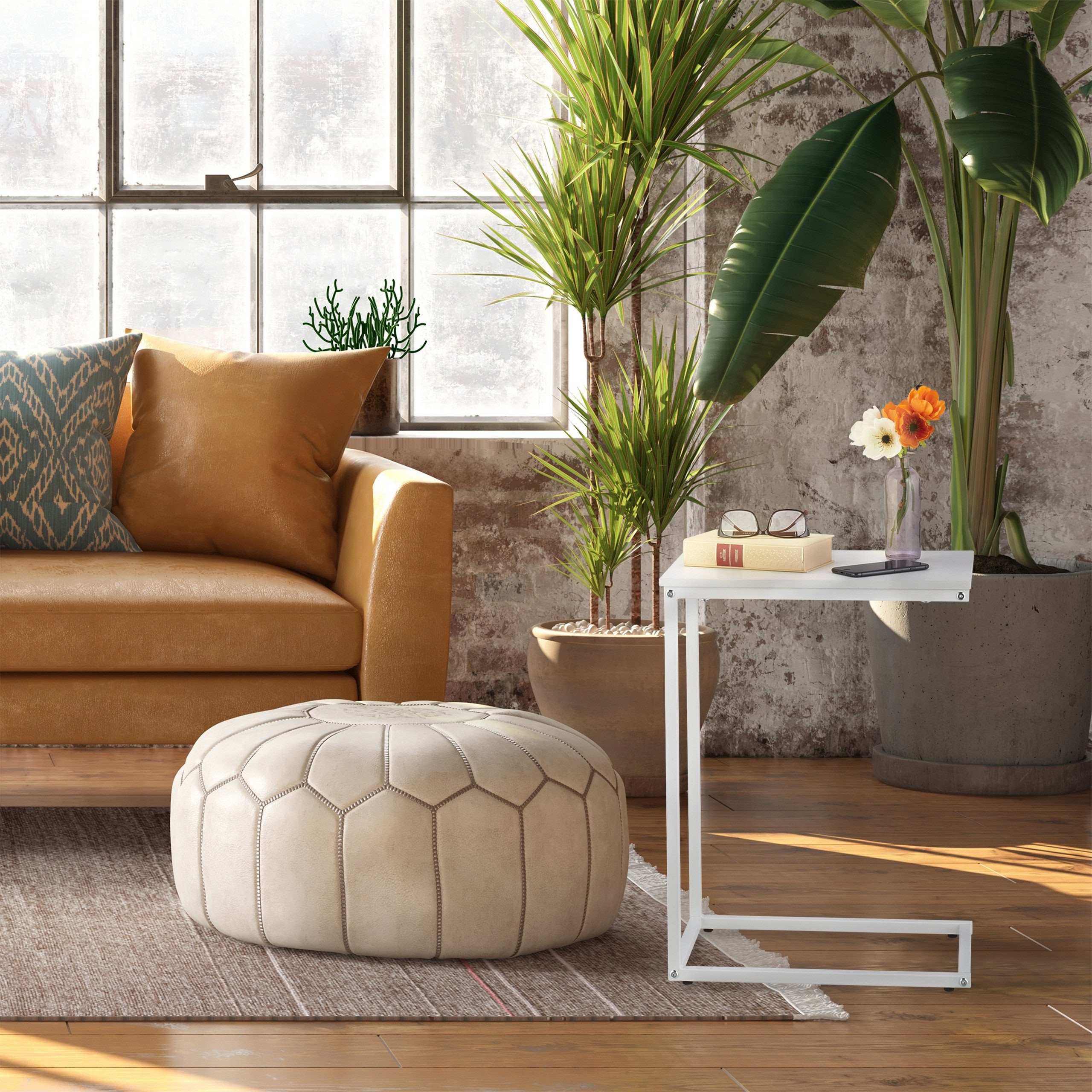 relaxdays Beistelltisch in C Form günstig online kaufen