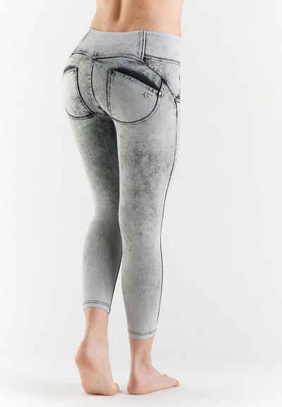 Freddy Jeggings Freddy WR.UP Push-Up SNUG 7/8 Mid Waist Skinny Bleach grey