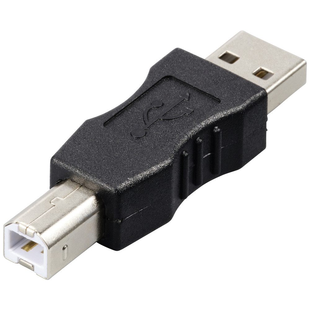 Renkforce USB 2.0 Adapter [1x USB 2.0 Stecker A - 1x USB 2.0 Stecker B USB-Adapter