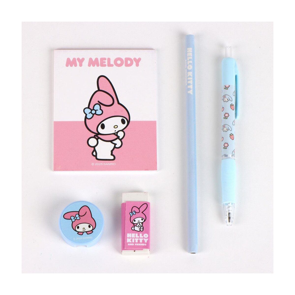 Hello Kitty Federmäppchen Hello Kitty My Melody Plüsch Federmäppchen gefüllt