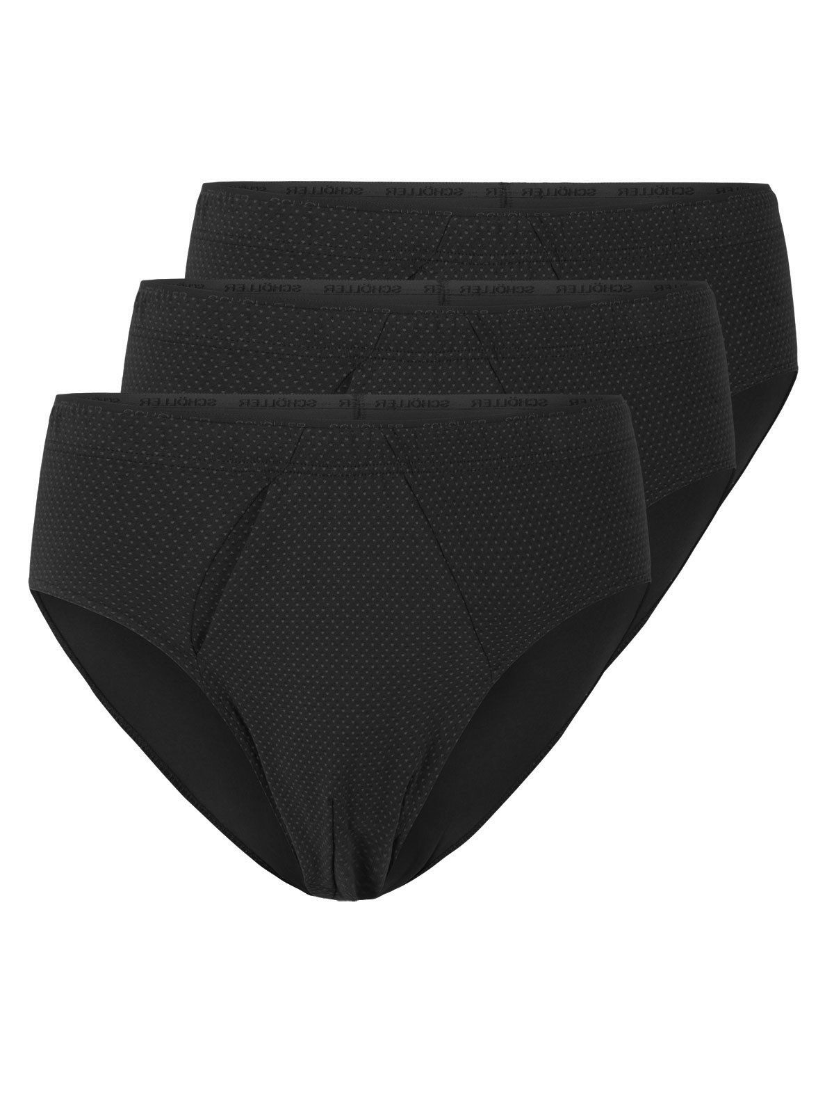 Slip 3er Pack Herren Slip Baumwolle-Elasthan