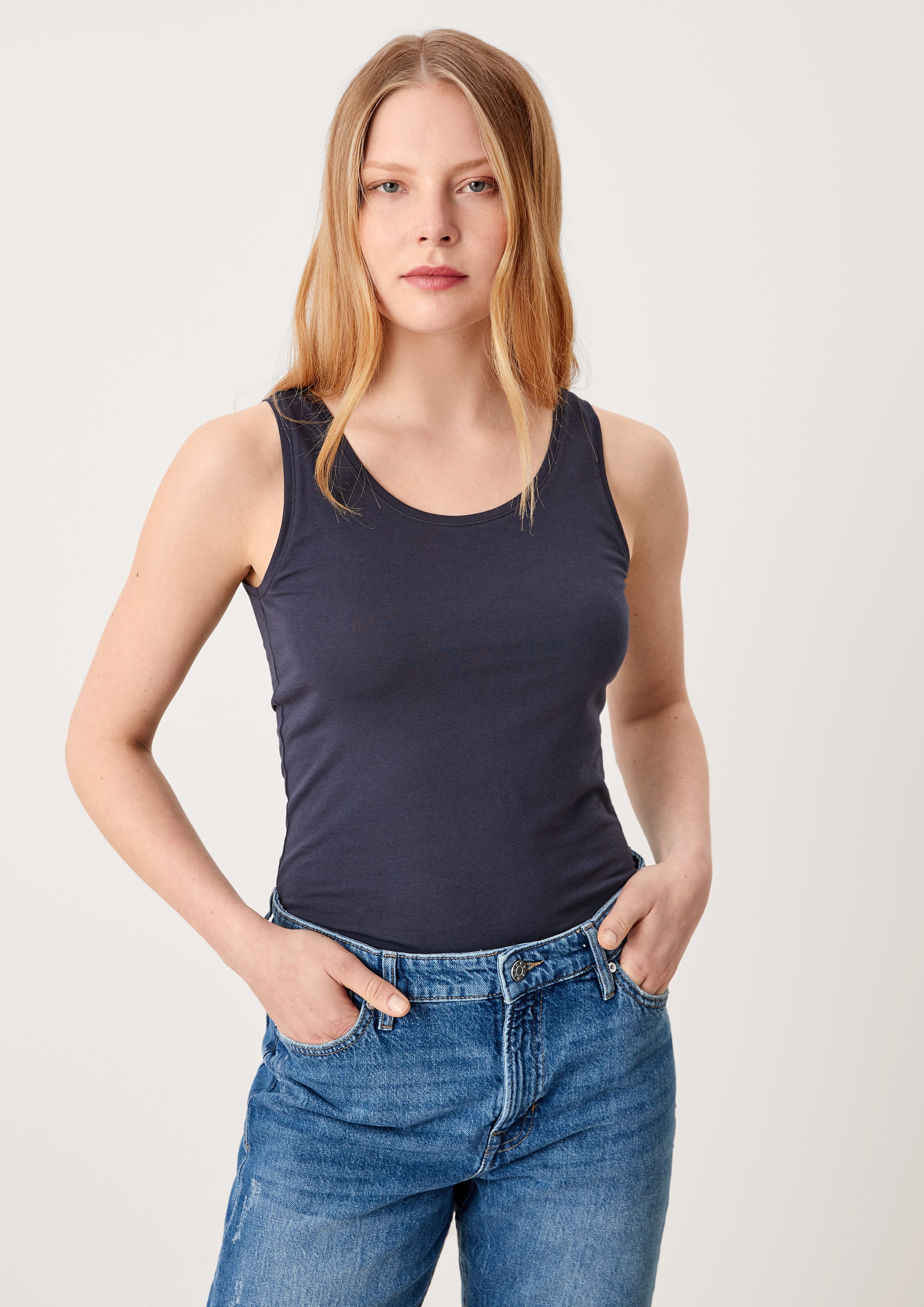s.Oliver Shirttop Basic Top aus Jersey günstig online kaufen
