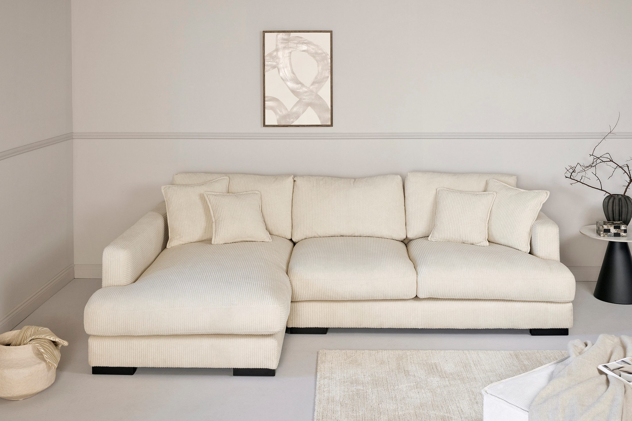 Jahnke Ecksofa RELAX ASPEN CORNER, Platz für bis zu 5 Personen,Taschenfederkernpolsterung,L-Form,B:271 cm