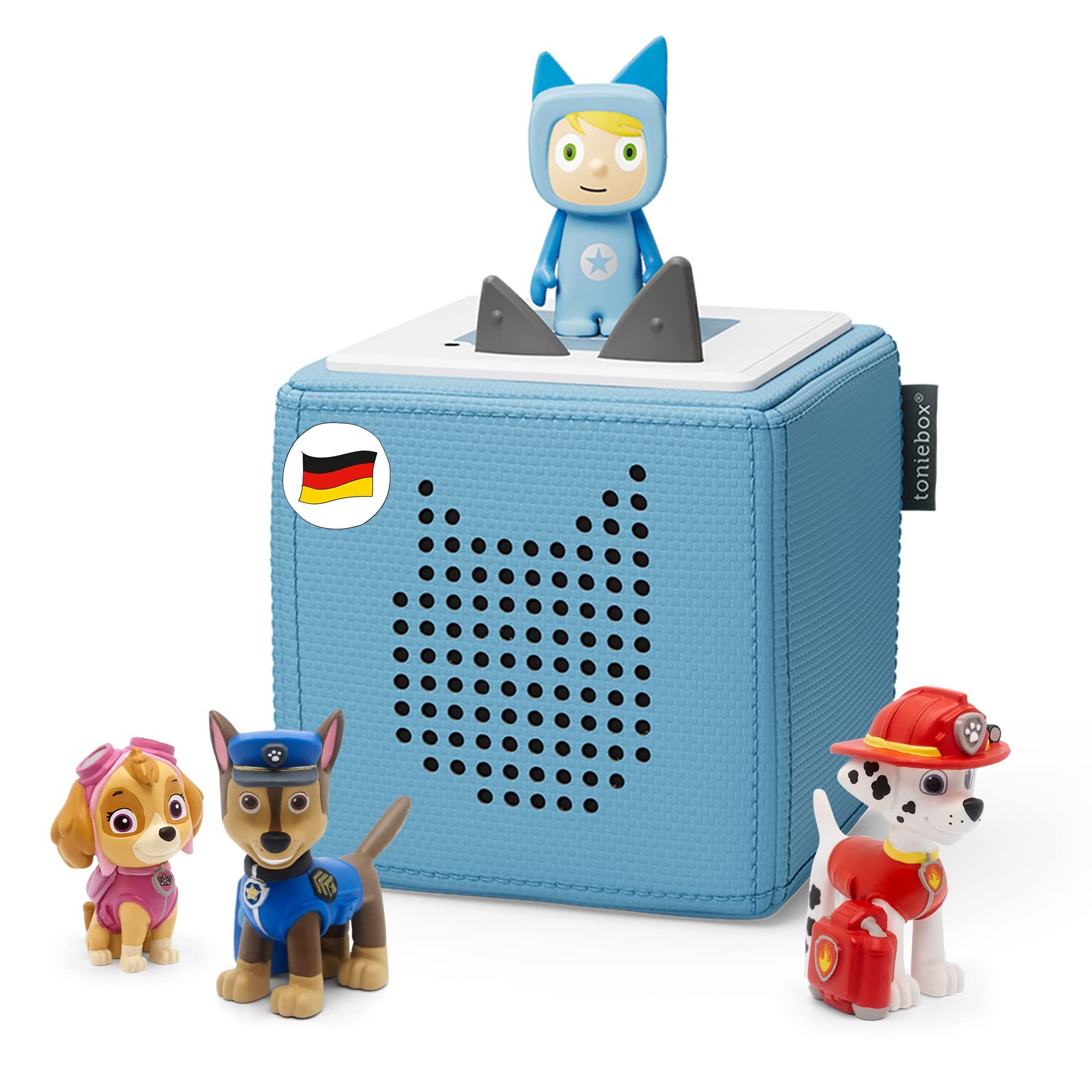 tonies Toniebox Extrapack Starterset Blau + Kreativtonie + 3 Paw Patrol Колонки