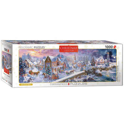 EUROGRAPHICS Puzzle 6010-5318 Weihnachten an der Küste 1000-Teile, 1000 Puzzleteile