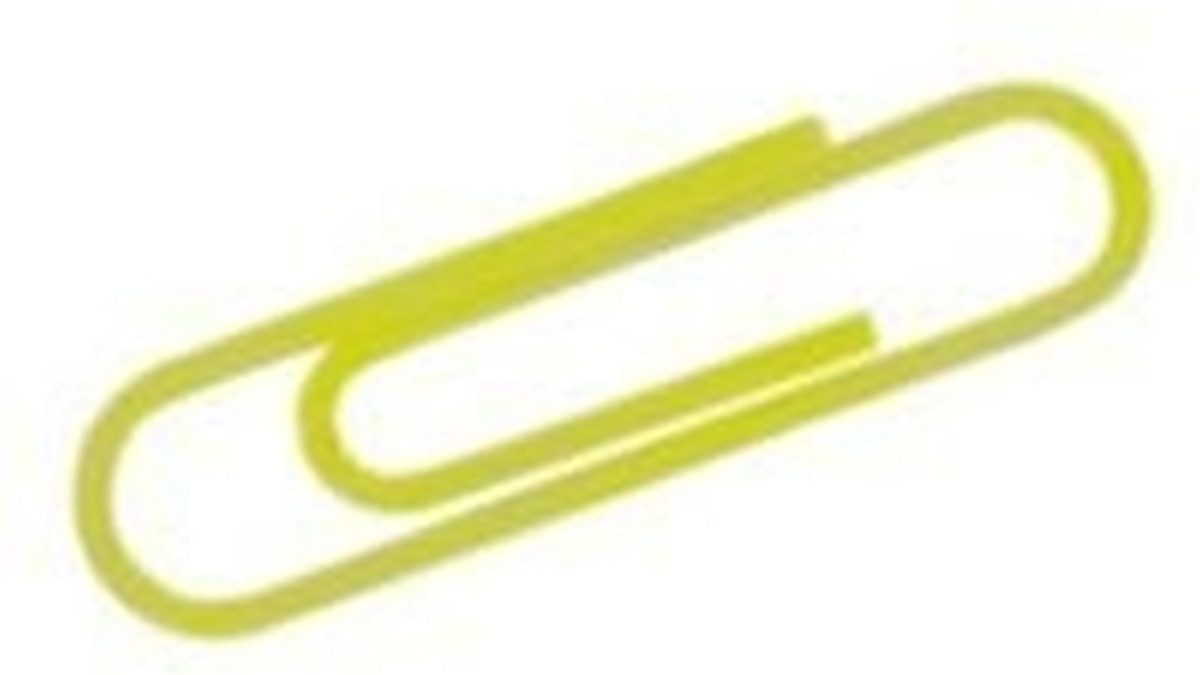 ALCO Büroklammer Briefklammern 32mm kunststoffüberzogen VE=100 Stück blau