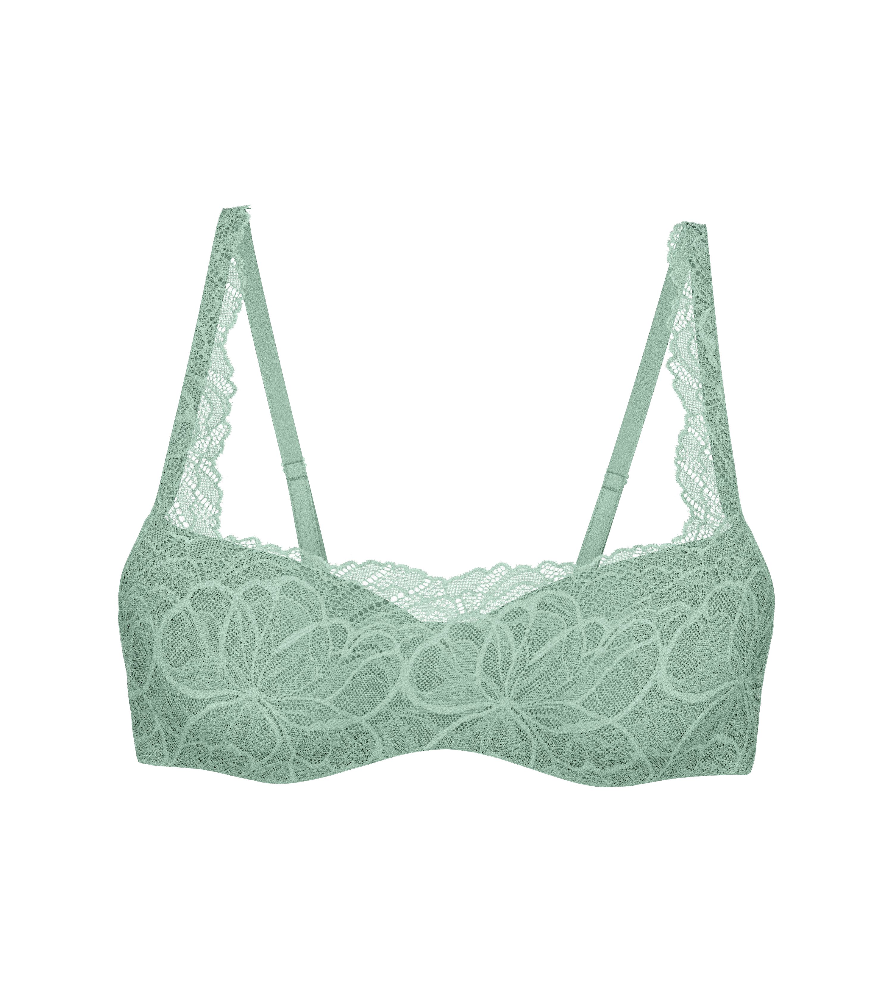 Triumph Balconette-BH Body Make-Up Illusion Lace feine feminine Stretch-Spitze, Microfaser, verstellbare Träger – Bild 2 von 5