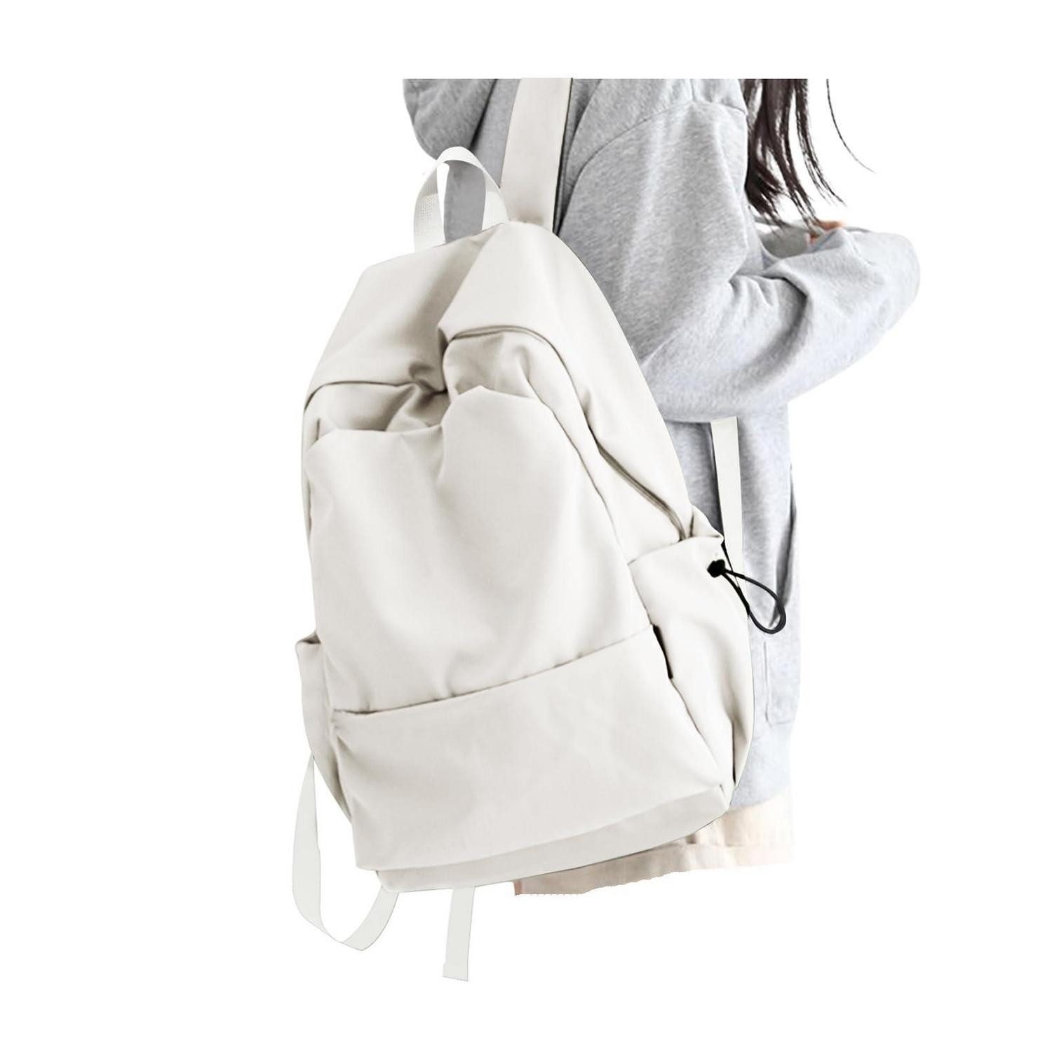LuxusKollektion Schulrucksack Schulrucksack Teenager Mädchen C2-weiss