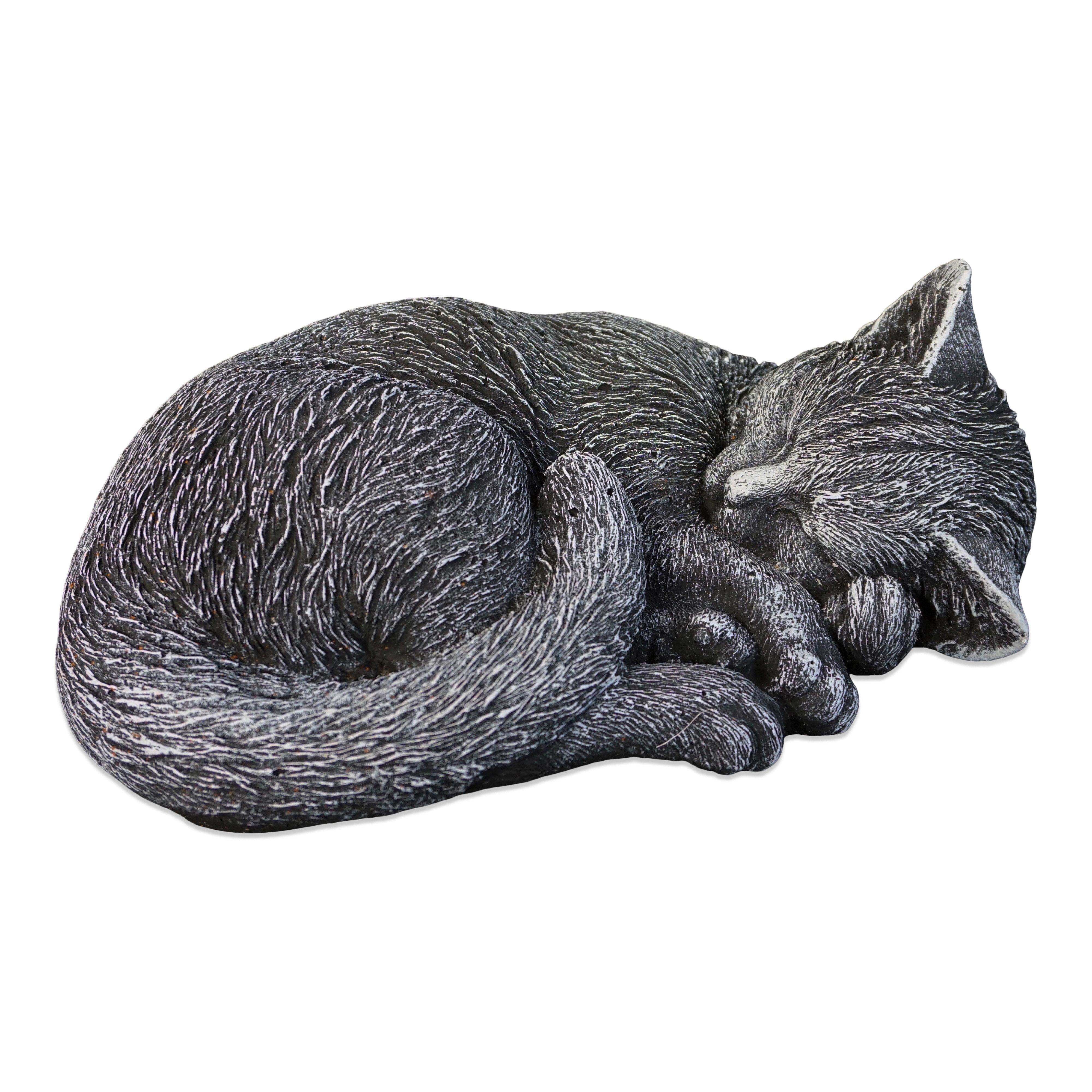 gartendekoparadies.de Gartenfigur Schlafende Katze, Steinfigur, H. günstig online kaufen