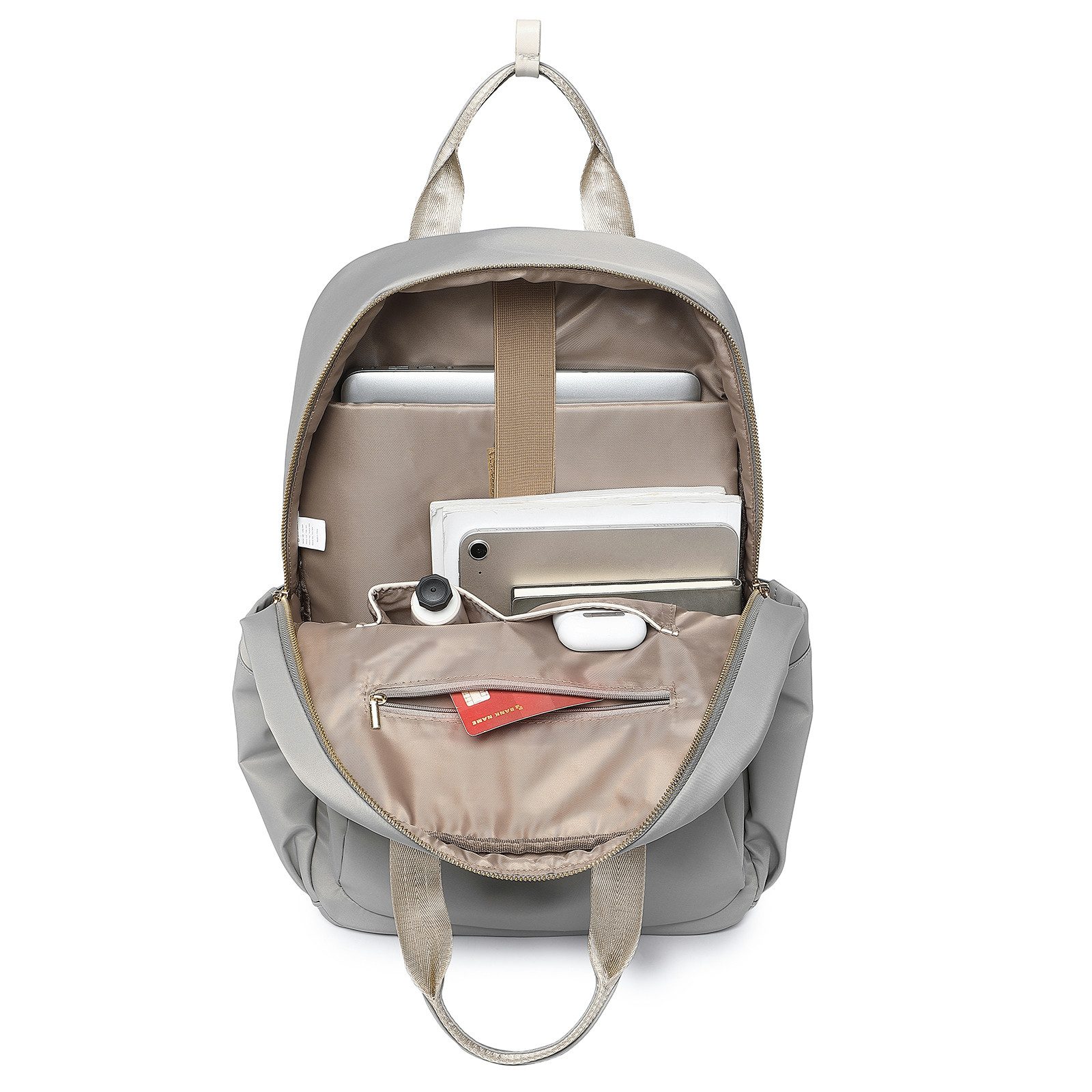 Miss Lulu Rucksack Stylischer Rucksack – Leicht, wasserabweisend, mit Laptopfach – Bild 4 von 5