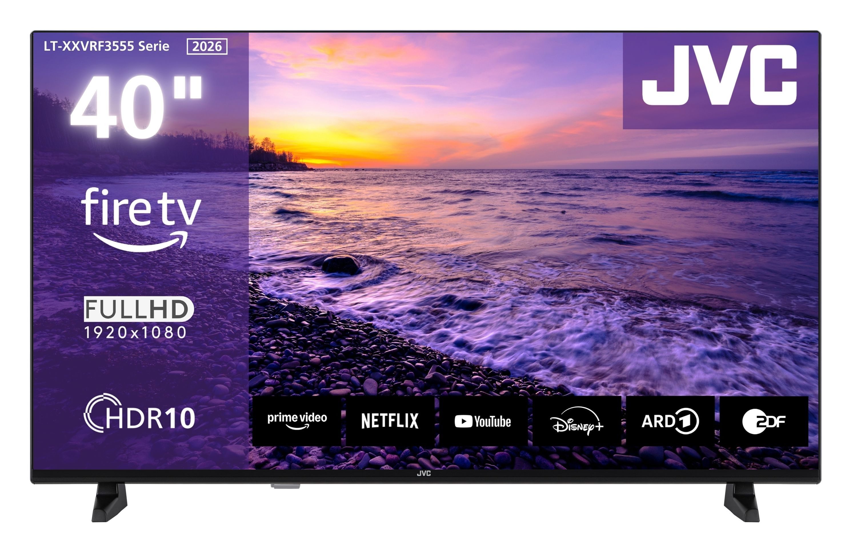 JVC LT-40VRF3555 LCD-LED Телевизоры (100 cm/40 Zoll, Full HD, Fire TV, Fire TV / Smart TV, HDR, Alexa Built-In, Triple-Tuner)