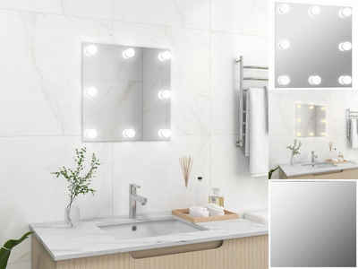 vidaXL Spiegel Wandspiegel Spiegel Dekoration Garderobenspiegel mit LED-Beleuchtung Q