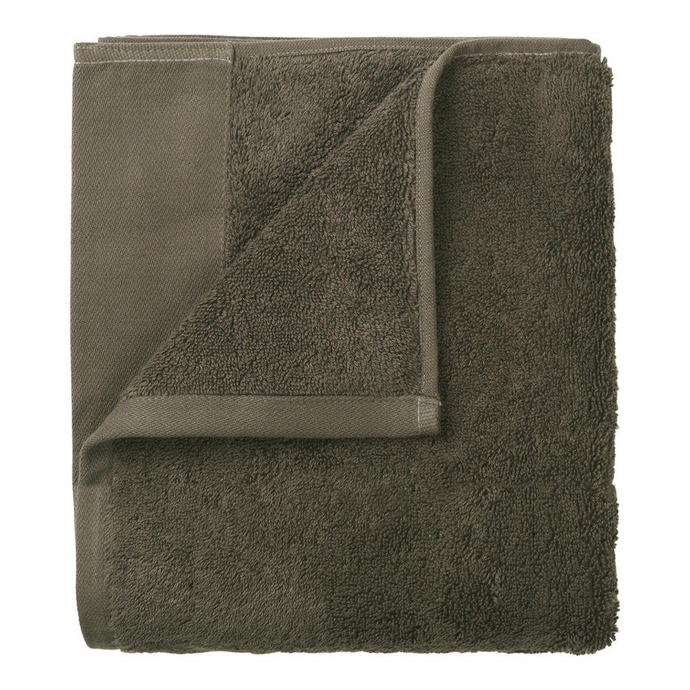 Handtuch RIVA Gästehandtuch 4er Set Gästetuch Handtuch Baumwolle tarmac 30 x