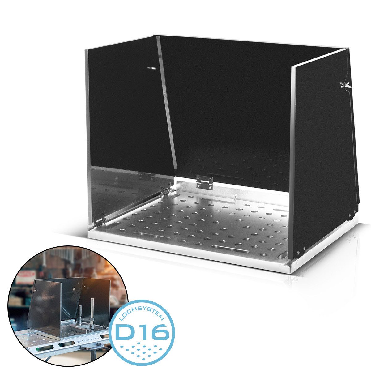 STAHLWERK Elektrowerkzeug-Set Schweißtisch-Aufsatz SA-500 ST 500 x 400 mm mobile