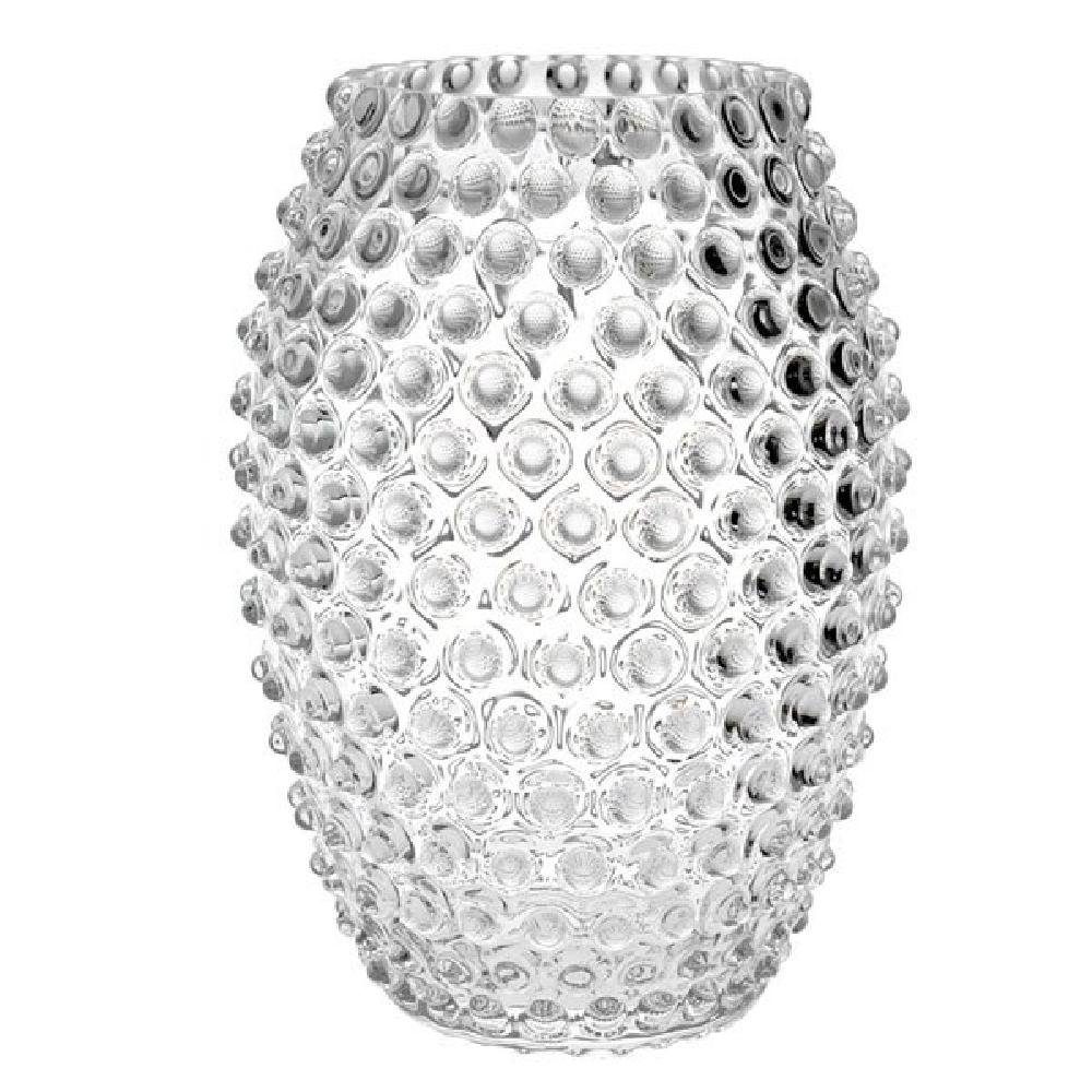 Dekovase Studio Egg Vase Hobnail Crystal Transparent