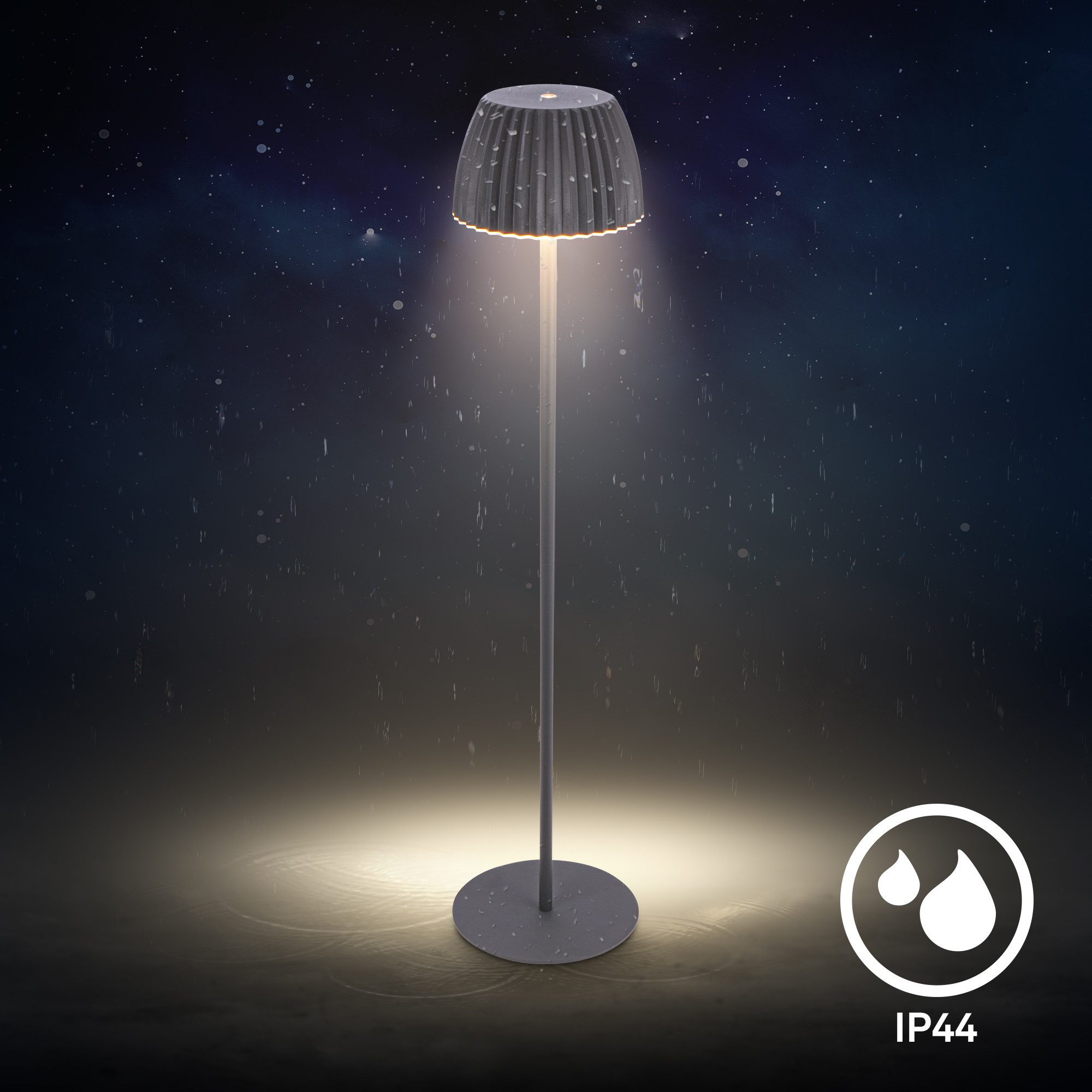 Briloner Leuchten LED Stehlampe Akku LED Stehleuchte Riffle – Bild 5 von 5