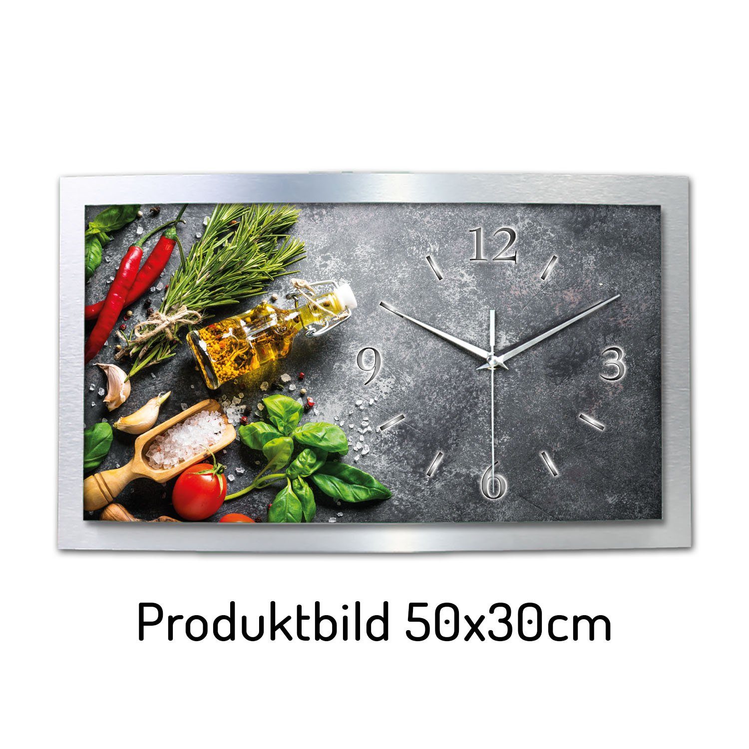 Kreative Feder Funkwanduhr 3D Designer-Wanduhr „Frische günstig online kaufen