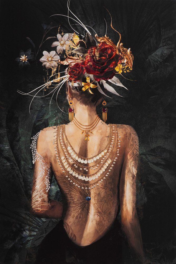 ArtUniverse Gemälde Ausstrahlung 80 x 120 cm, Menschenmotiv