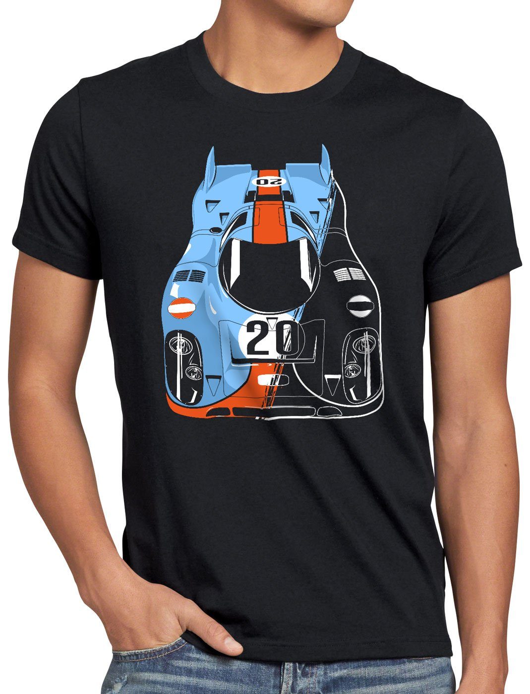 style3 Print-Shirt Herren T-Shirt rennwagen 917K le mans Champion