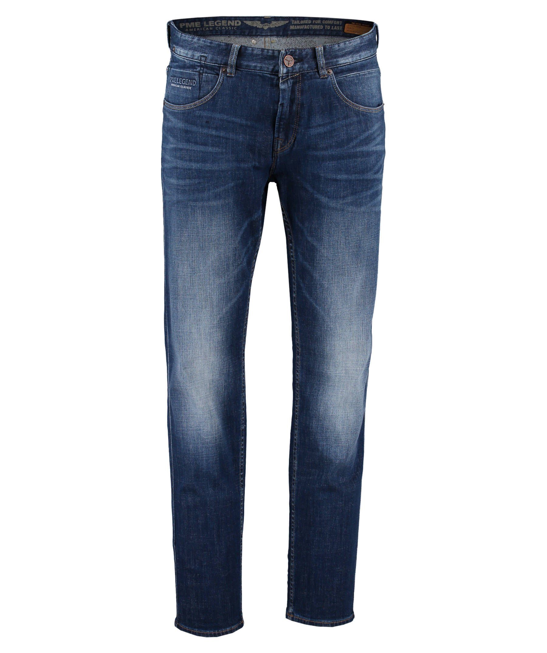 PME Legend Herren Jeans NIGHTFLIGHT - Regular Fit - Blau - Medium Blue günstig online kaufen