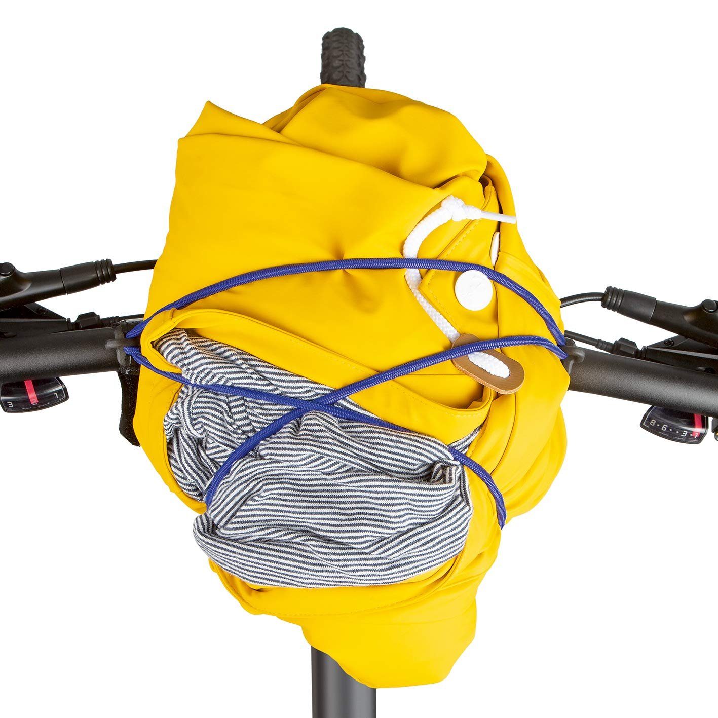 carryyygum Fahrrad-Gepäckträger Mini-Gepäckträger für den Fahrradlenker,  Wetterbeständig & Robust
