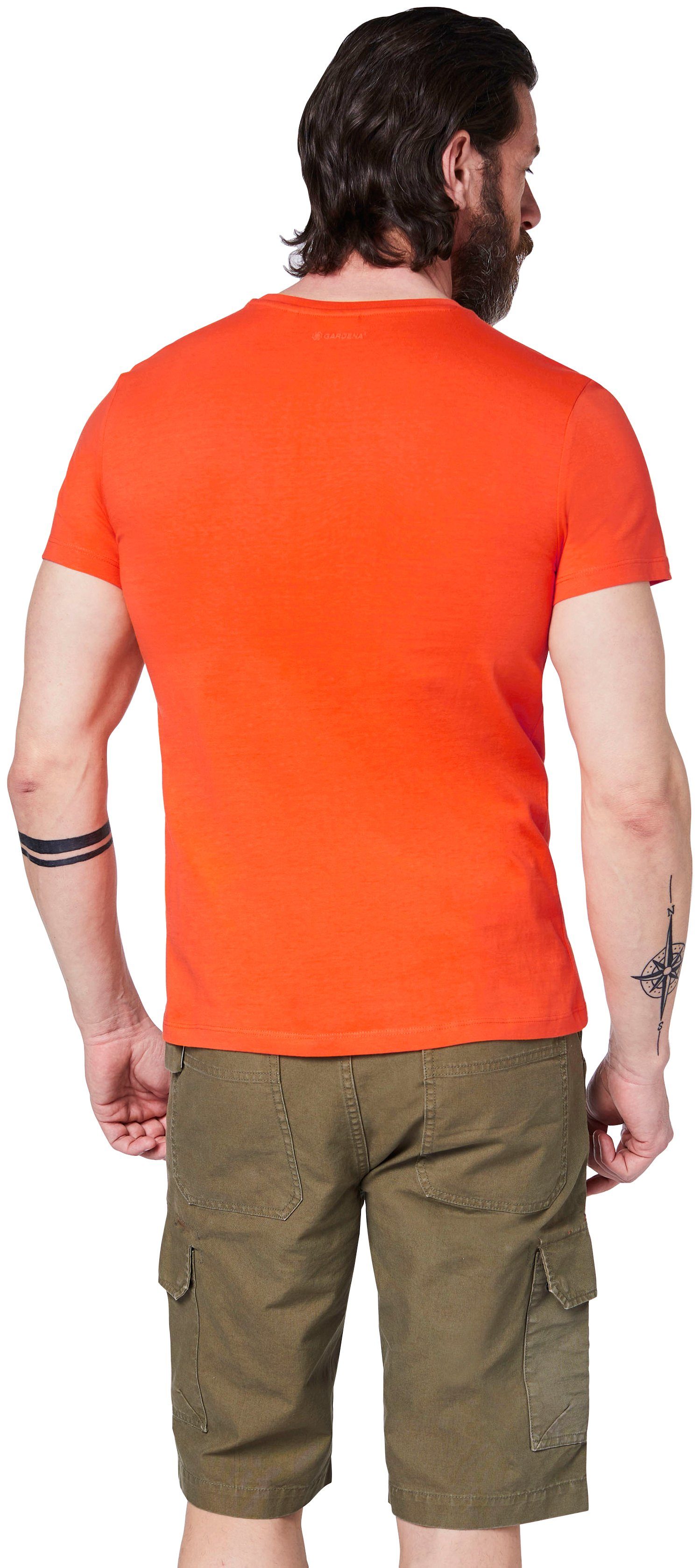 Flame T-Shirt unifarben GARDENA