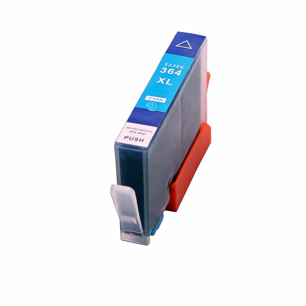ABC Tintenpatrone (Kompatible Druckerpatrone für HP 364XL Cyan DeskJet 3070A 3520)