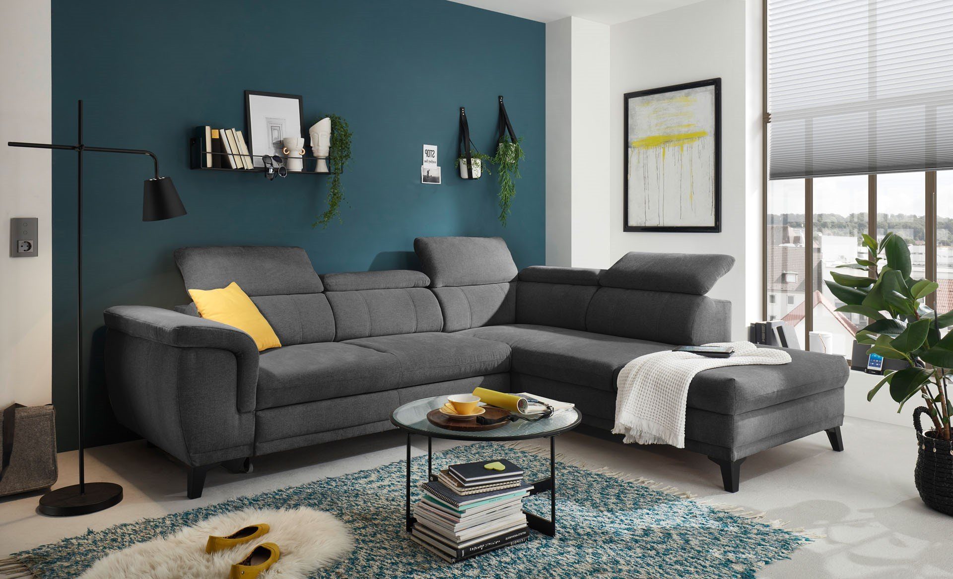 ED EXCITING DESIGN Ecksofa Albany, mit Schlaffunktion günstig online kaufen