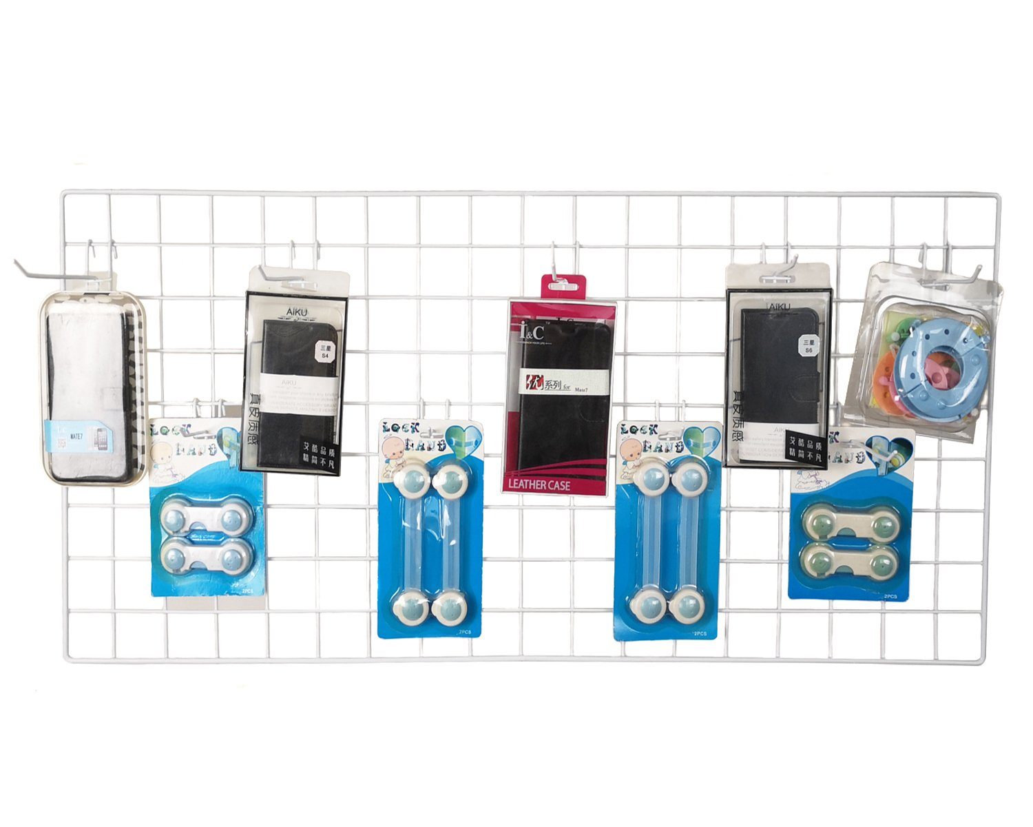 Yudu Trenngitter Wandgitter Wanddekor Gitter Pinnwand Ladenbaugitter Gitterwand