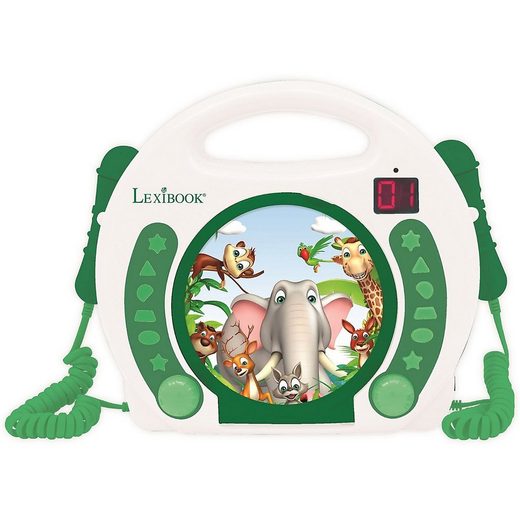 Lexibook® »Tragbarer CD Player mit Mikrofon - Tiermotiv« CD-Player