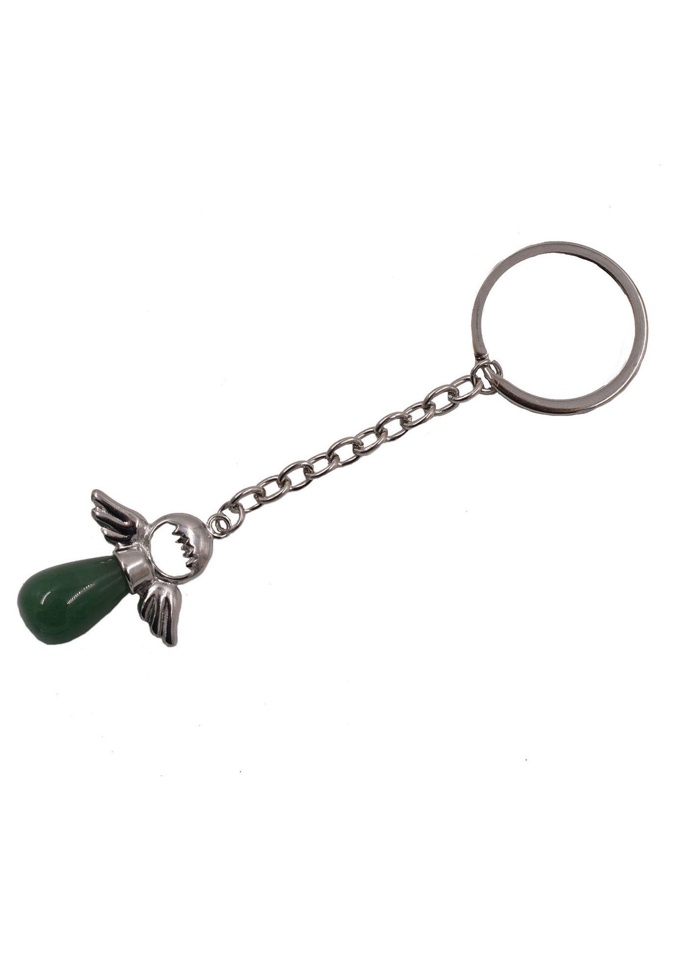 Firetti Schlüsselanhänger Schmuck Geschenk Engel, Schutzengel, mit Aventurin oder Tigerauge