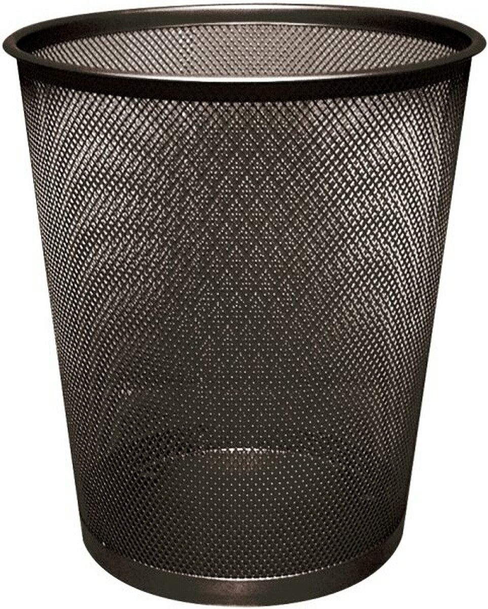 Connect Papierkorb Papierkorb Metall 19 Liter schwarz