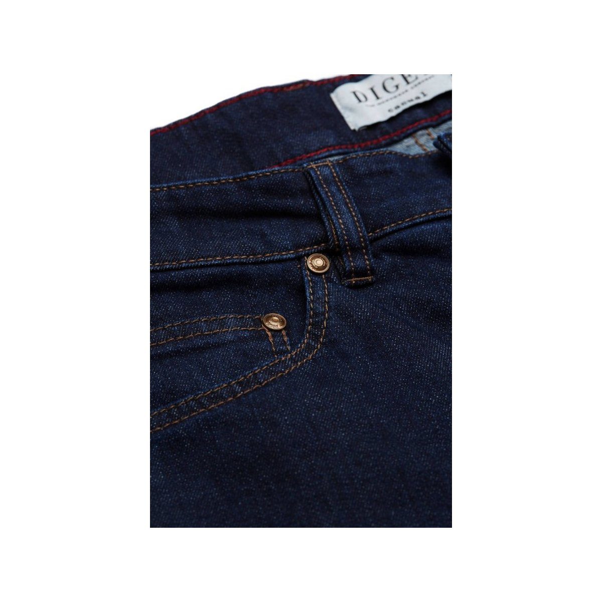 Digel Straight-Jeans passform blau (1-tlg) textil