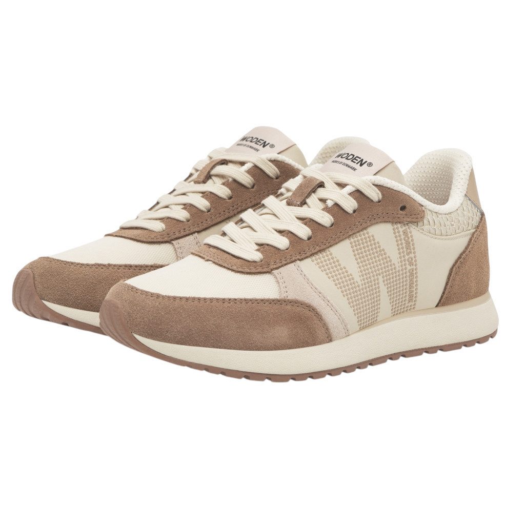 WODEN Ronja (Leder/Textil) beige/braun Damen Sneaker