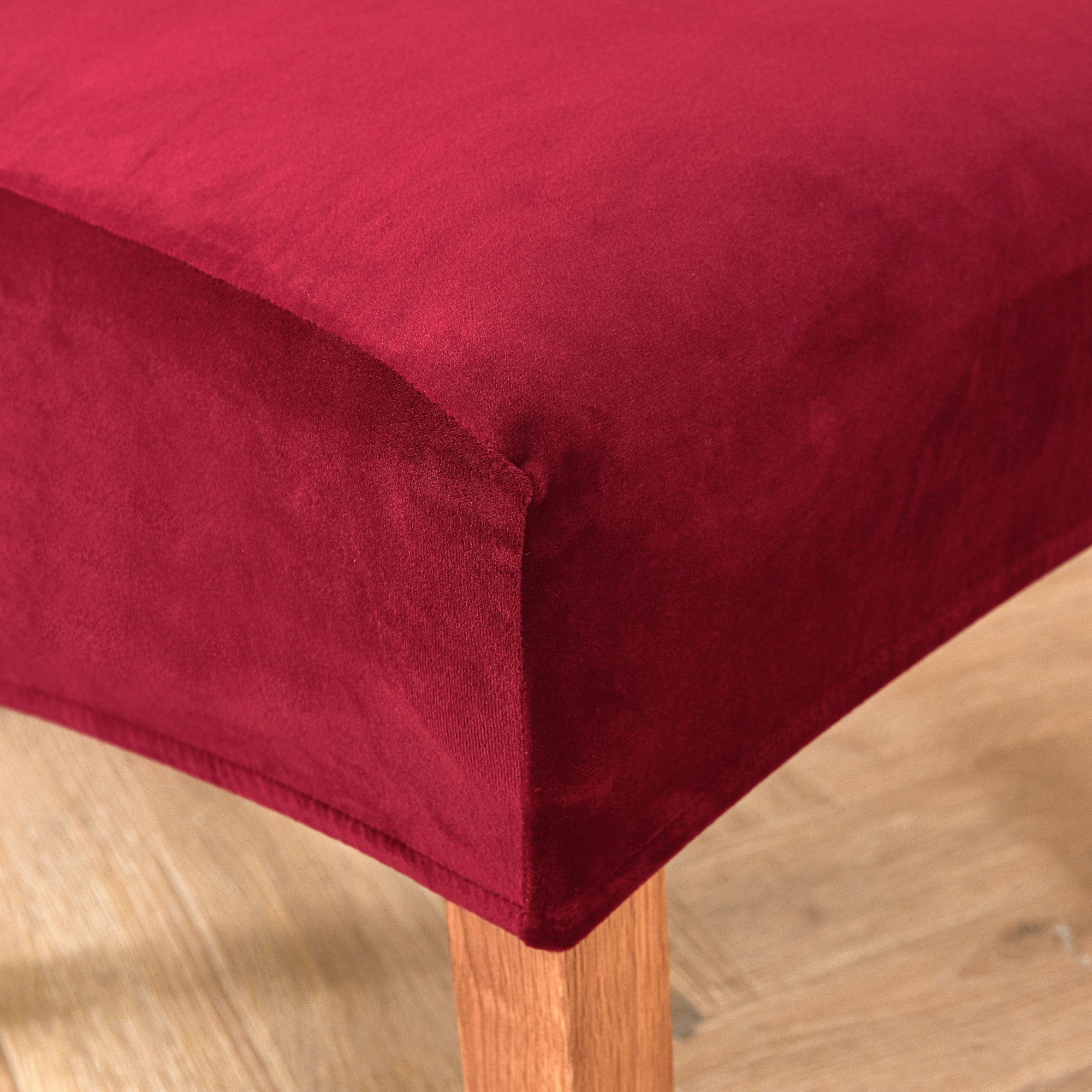 Esszimmer Stretch 7Magic, Stuhlhusse Samt Stuhlbezug Hochwertiger Party für rot für Velvet Universal Deko Hochzeit Waschbar hussen, Zeremonie, Stuhl Bankett