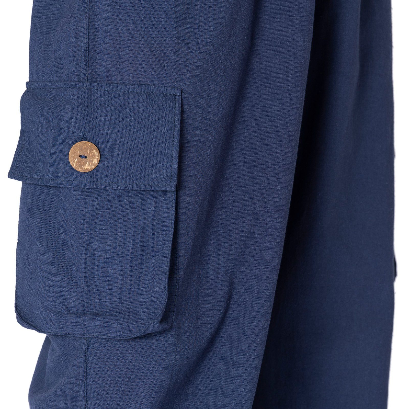 PANASIAM Cargohose Cargo-Hose K bequeme Sommerhose mit 4 Taschen aus 100% Baumwolle Unisex Freizeithose für Damen und Herren Relaxhose Cargohose